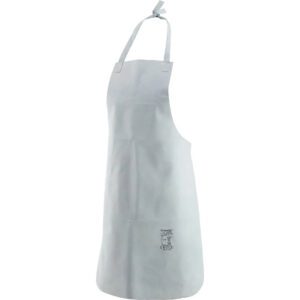 White Leather Welding Apron