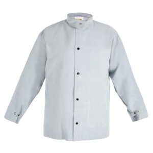 White Welders Cowhide Leather Jacket