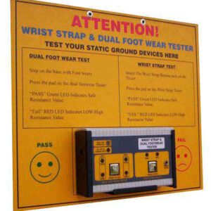 wrist strap footwear tester