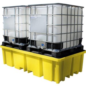 4 Way Double IBC Spill Containment Pallet
