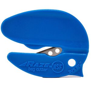Food Safety Raze Blue Bag Cutter