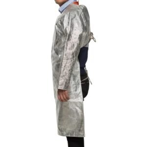 Aluminized Full Sleeves Back Open Apron