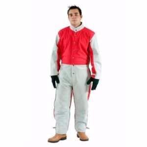 Blasting coverall for working with sandblasting guns