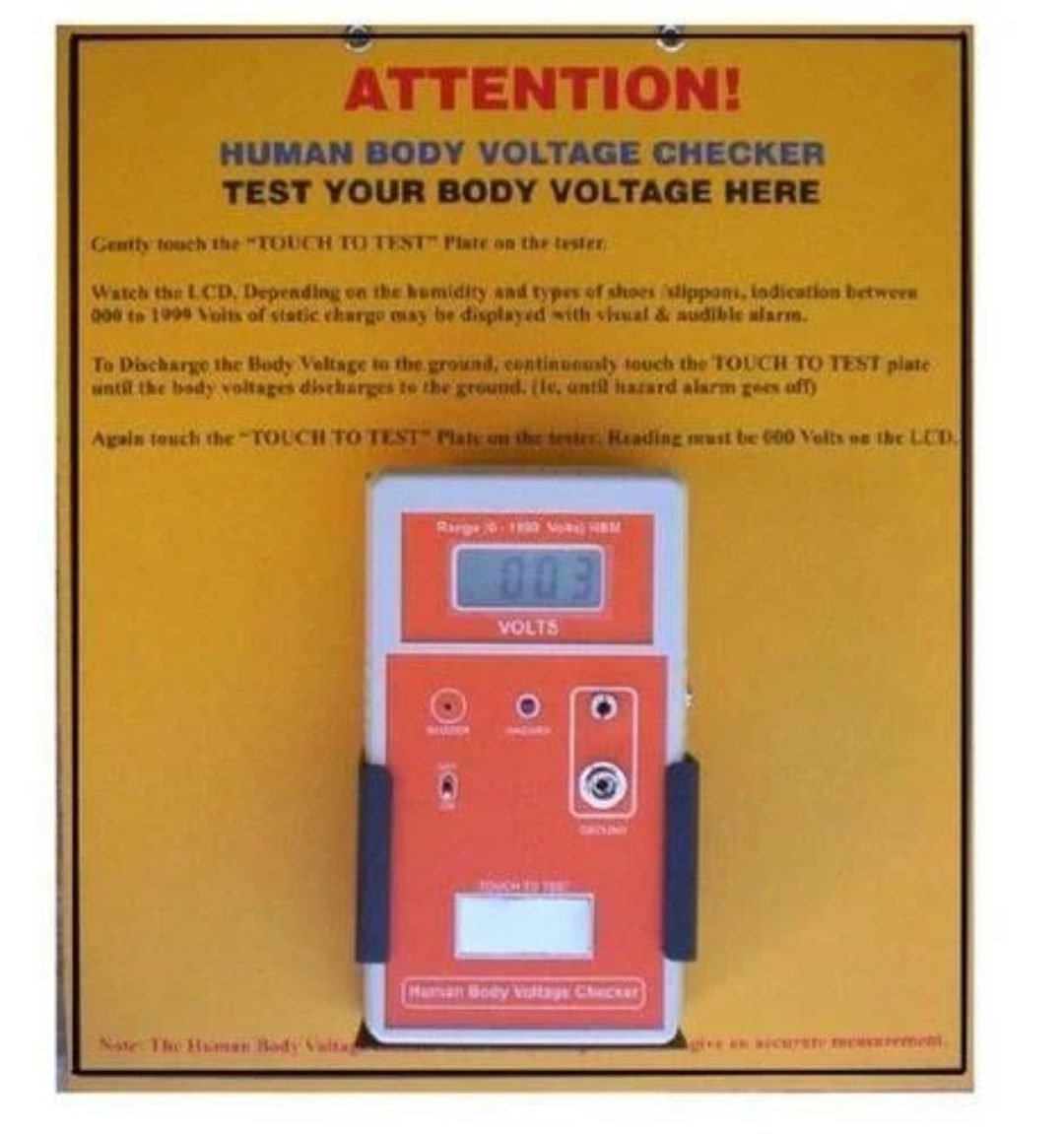 Human Body Voltage Checker
