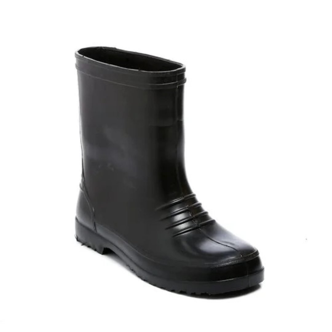 Male PVC Mangla Black Gum boots
