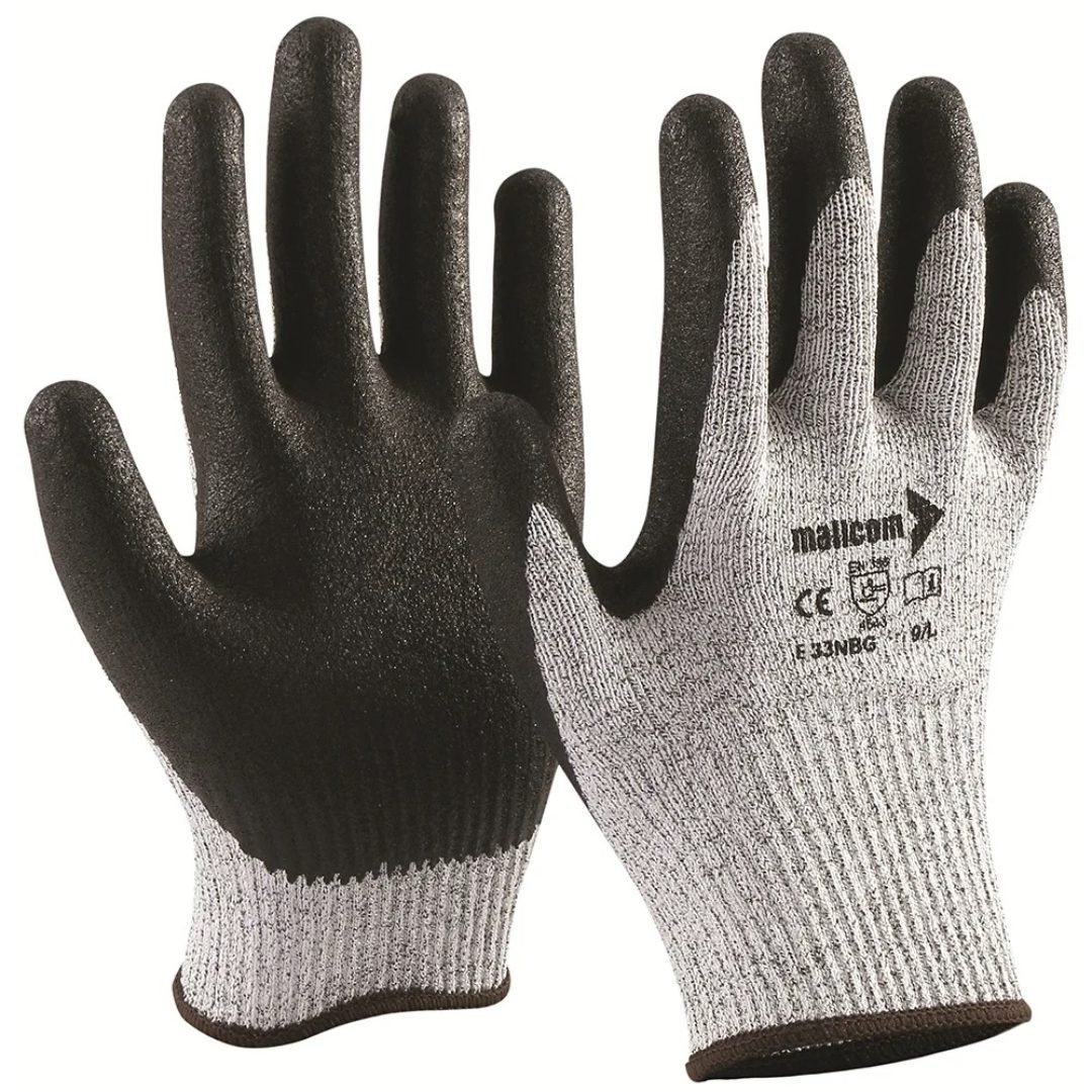Mallcom E33NBG Cut Level 5 with Nitrile Coating