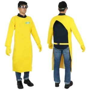 PVC Full Sleeves Back Open Coat