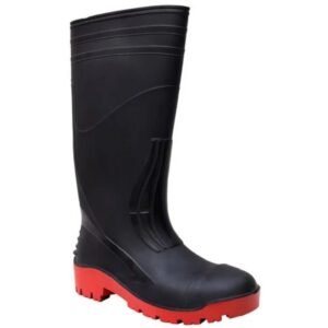 Unisex Abrigo Trooper Steel Toe Gumboots With Red Sole