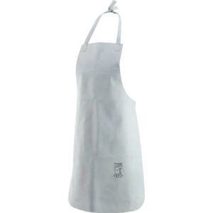White Leather Welding Apron