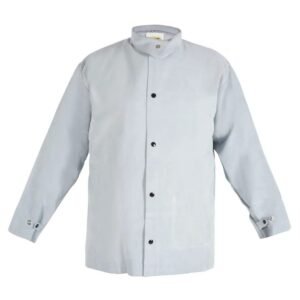 White Welders Cowhide Leather Jacket