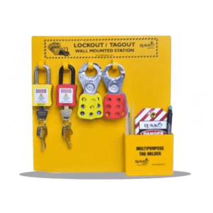 Open Lockout Tagout Wall Mounted Station Ls o46