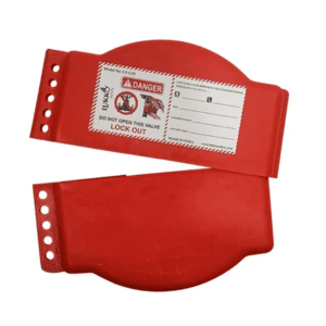 Plastic Red Gate Valve Lockout Ls g55