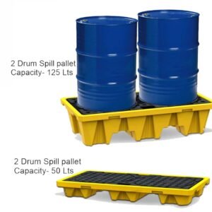 2 Drum Spill Containment Pallets