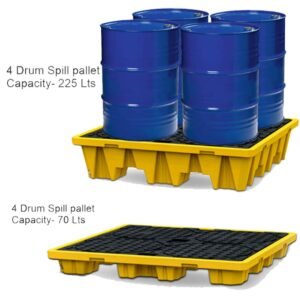 4 Drum Spill Containment Pallets