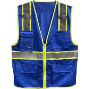 Enhanced Visibility Vest Royal Blue