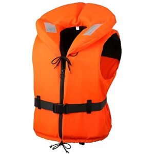 Orange EPE Foam Safety Life Jacket