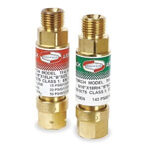 UNIWELD Flashback Arrestor Set